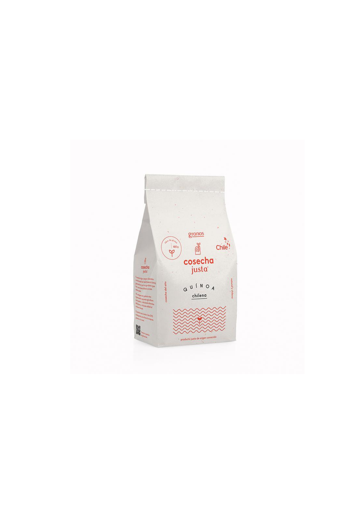 Quinoa blanca 600g Sin Gluten Cosecha Justa