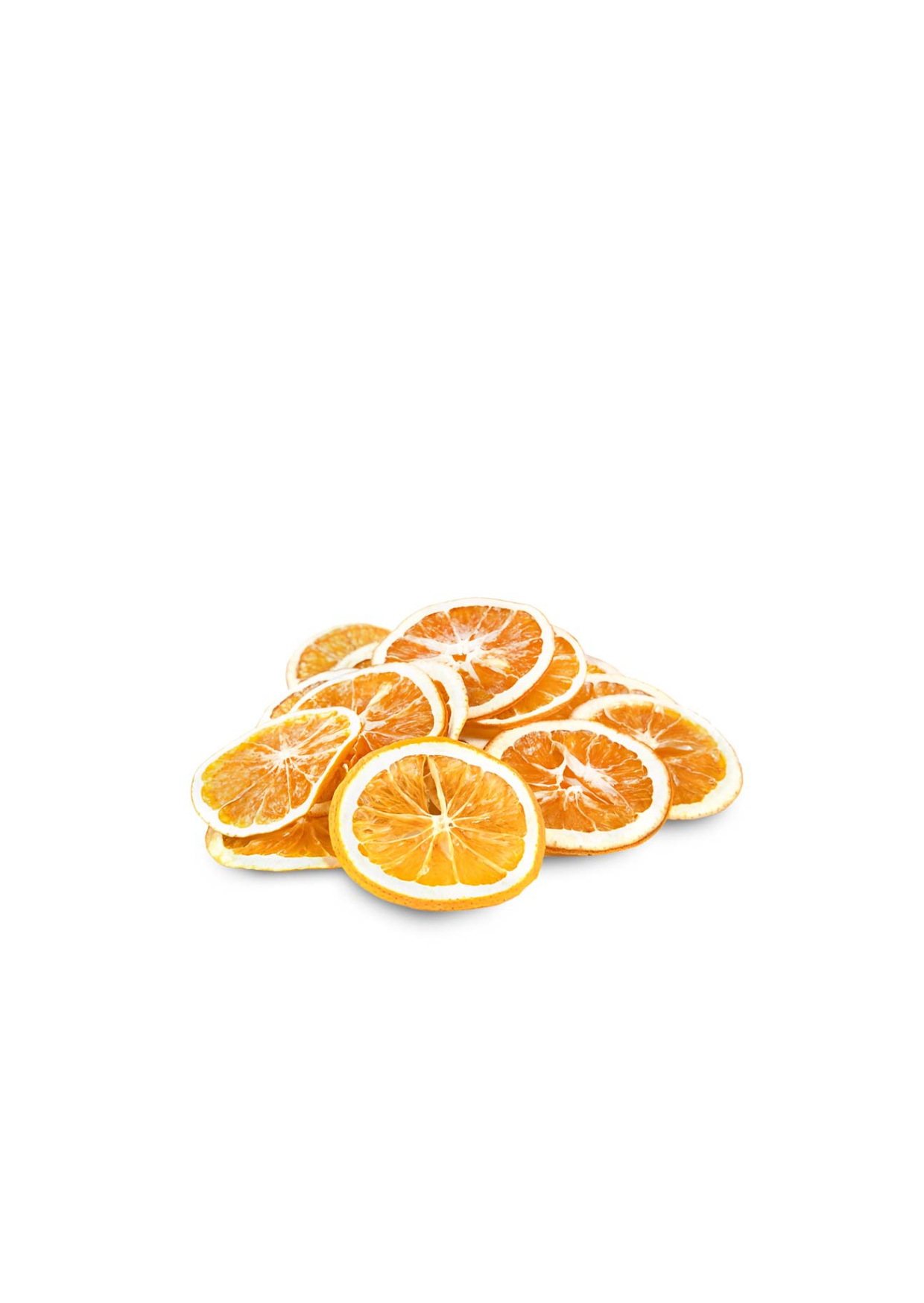 Naranja deshidratada rodajas