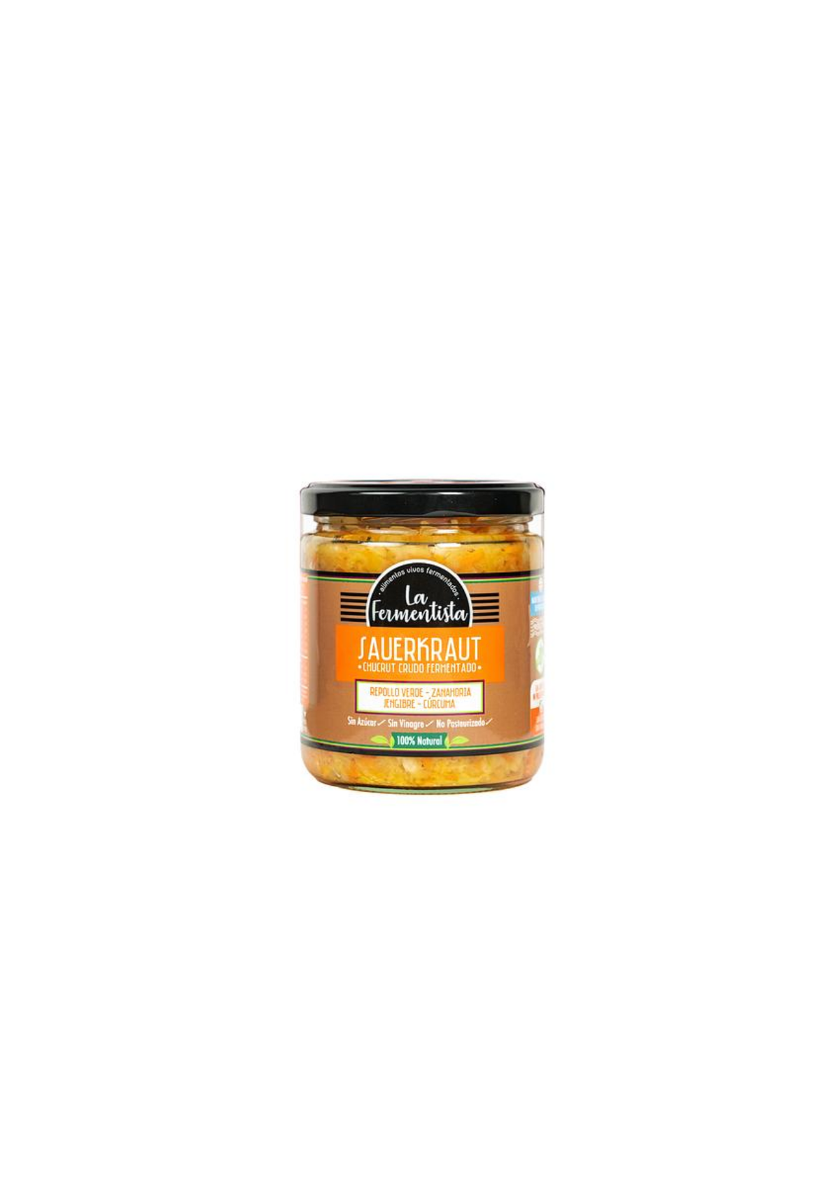 Sauerkraut/Chucrut Vivo Raíces Nobles 400g. La Fermentista.