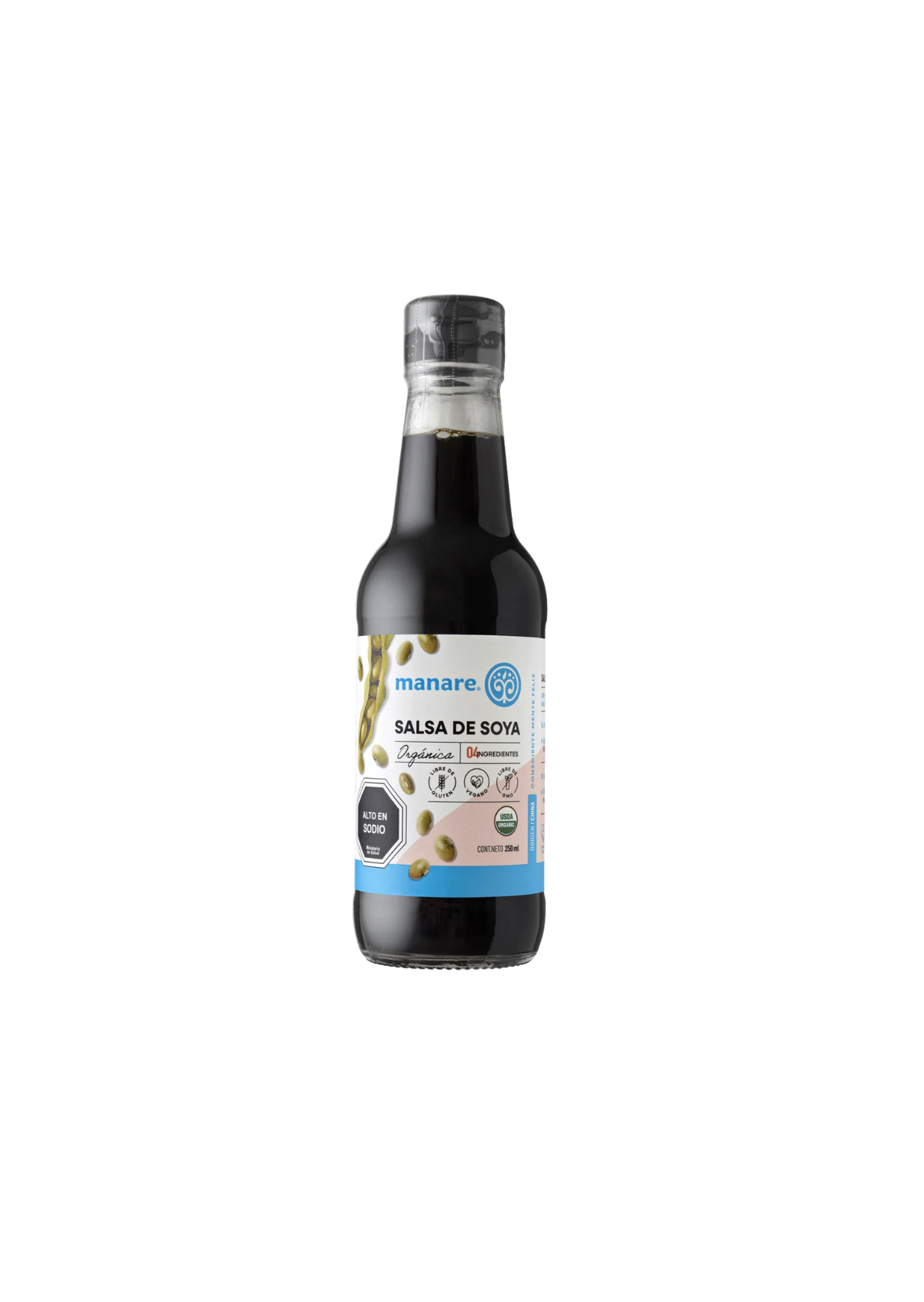 Salsa de soya orgánica Manare 250 ml